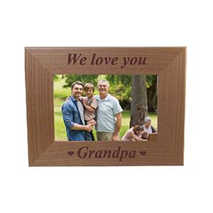 engraved photo frame