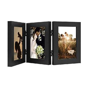 three photo frames